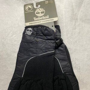 NWT Timberland Midweight Commuter Touch Screen Men's Black Gloves: X-Large